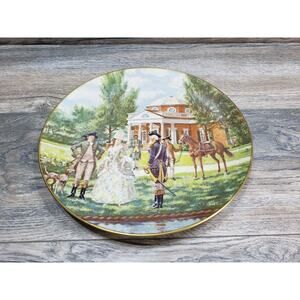 Gorham American commemorative Council Southern Landmark Plate #1637 Monticello